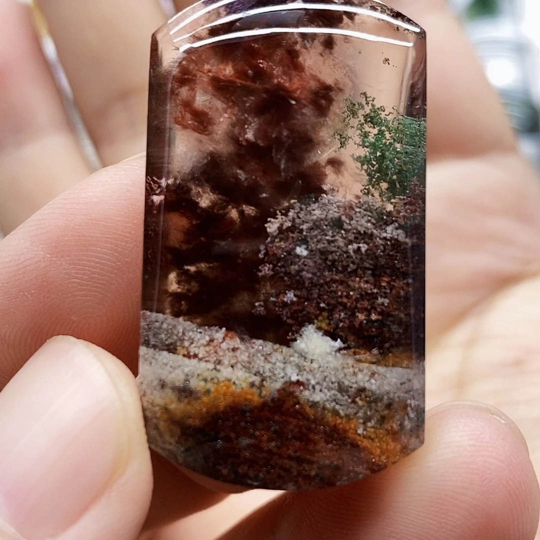 水晶珠宝半成品未镶嵌吊坠