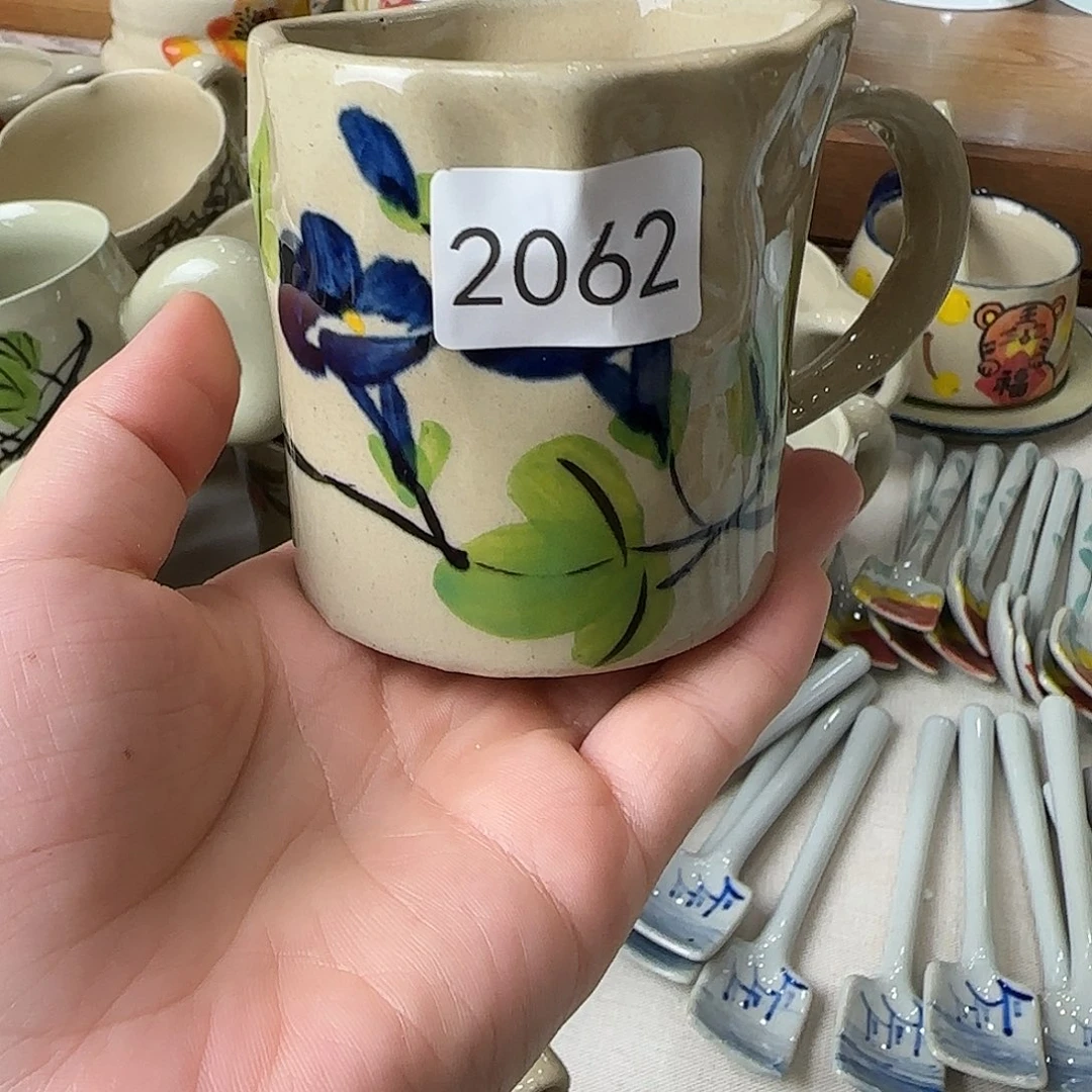 琉璃手工艺品景德镇陶瓷高温杯子2062