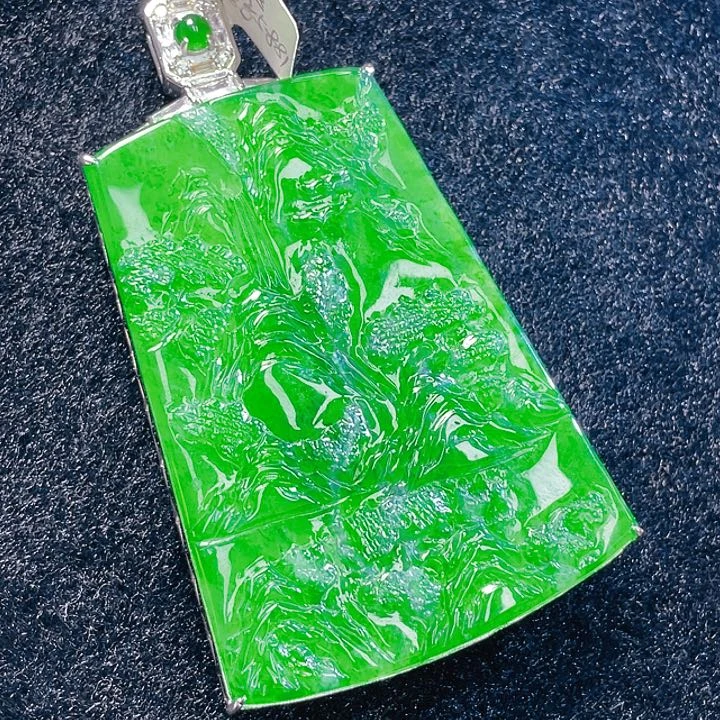 翡翠颈饰未镶嵌09，