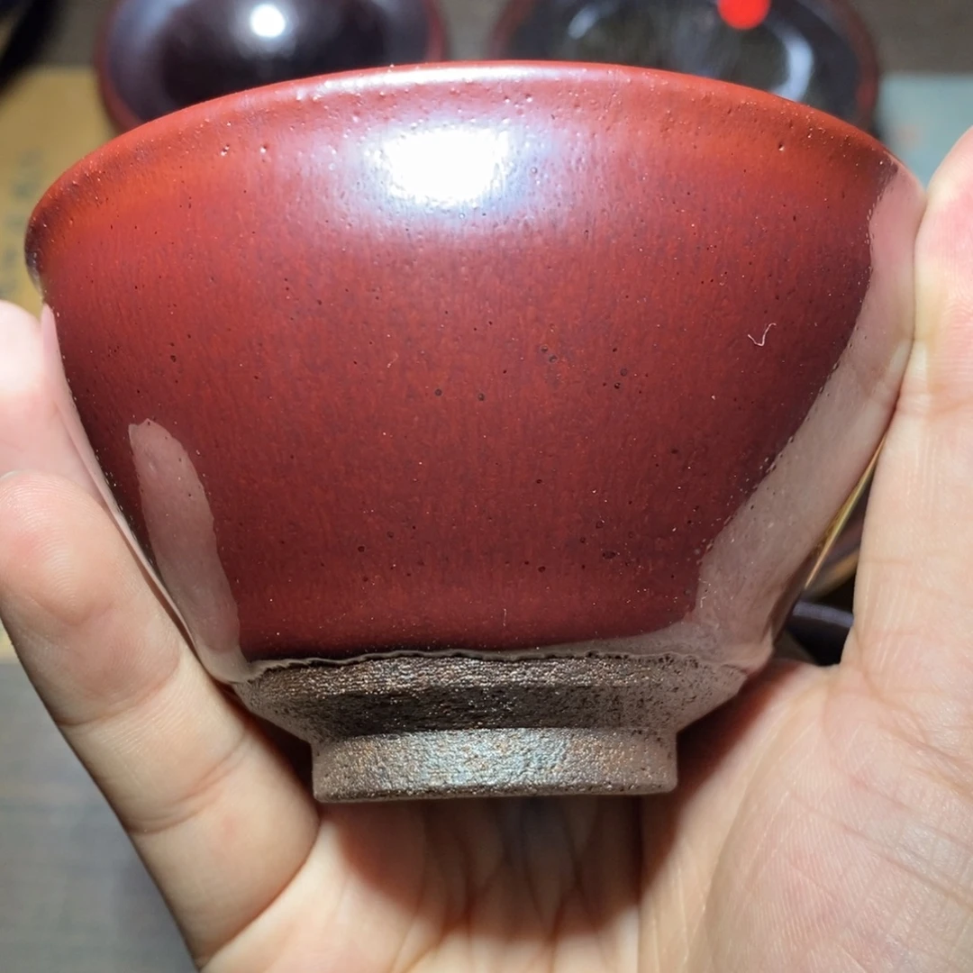 ****友建盏龙窑柴烧手工
