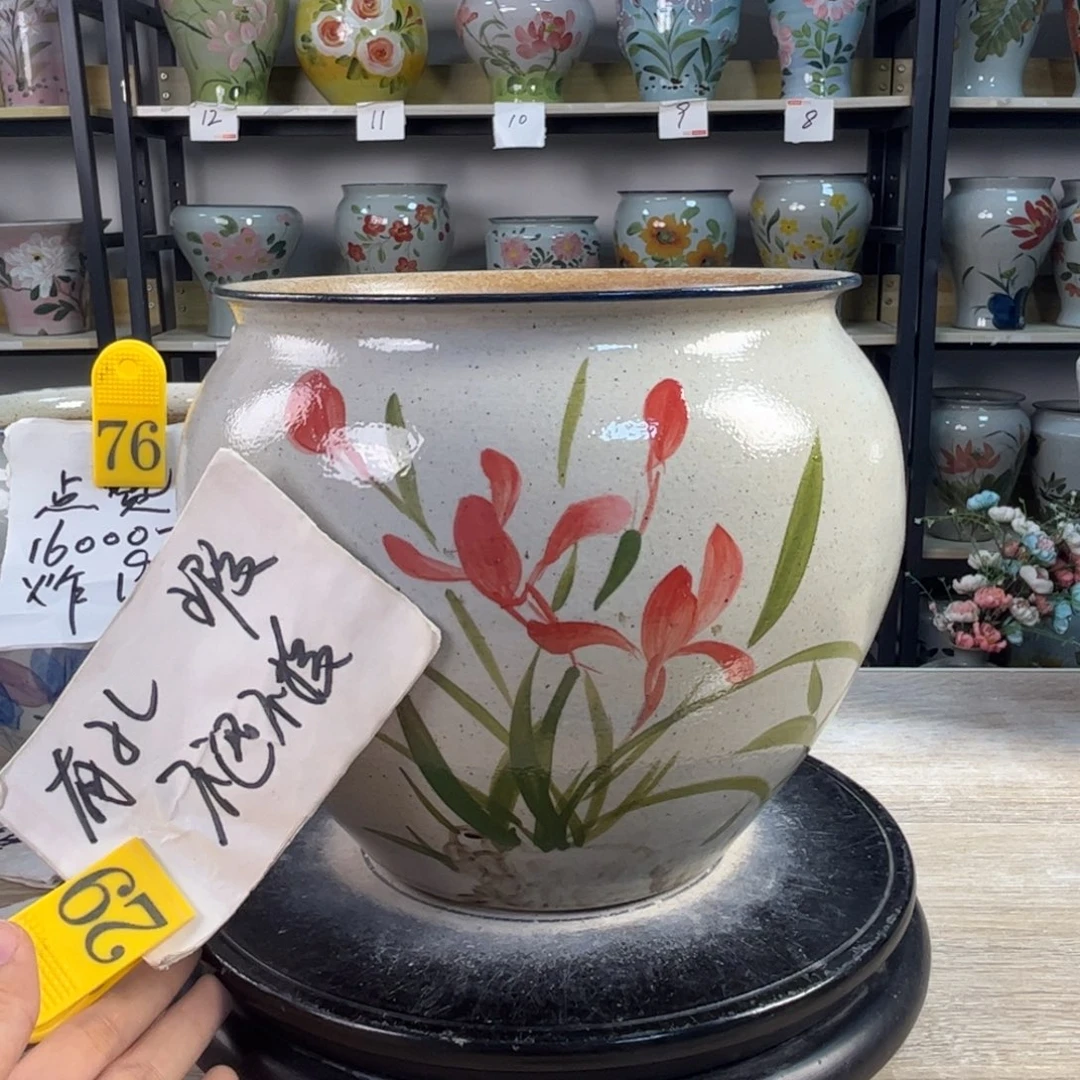 罐1tc景德镇陶瓷花盆