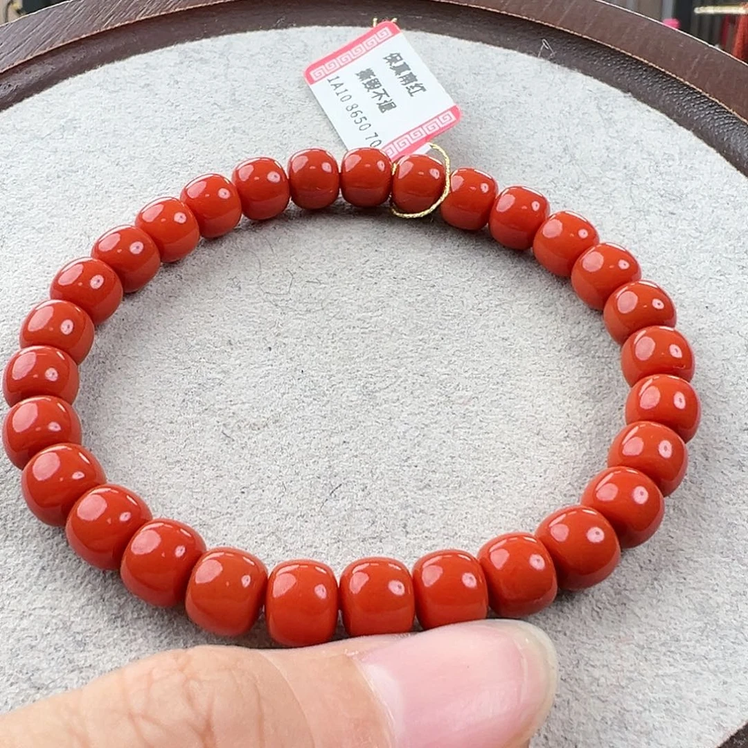 南红玛瑙手串未镶嵌