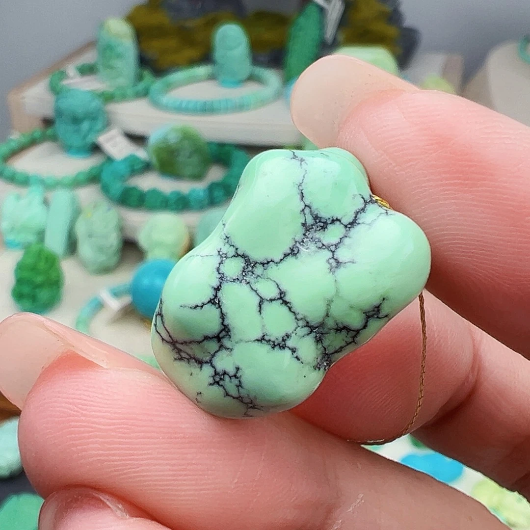 绿松石未镶嵌主播万珍