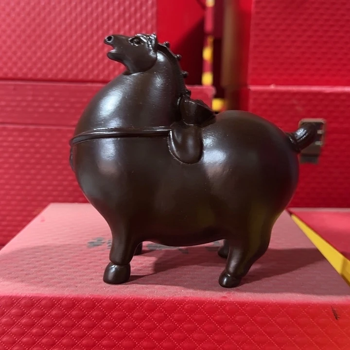 木黑檀木12胖唐马一只