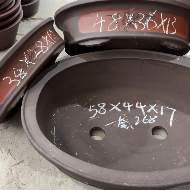 紫砂花盆160-3。