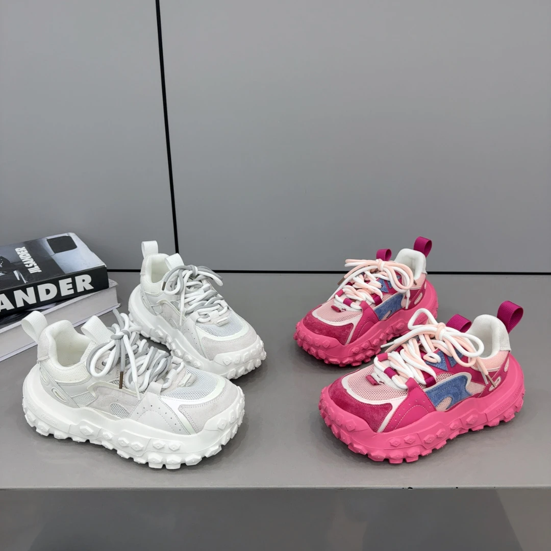 2025夏季新款轮胎厚底增高气质舒适透气高级感时髦轻松出游休闲鞋