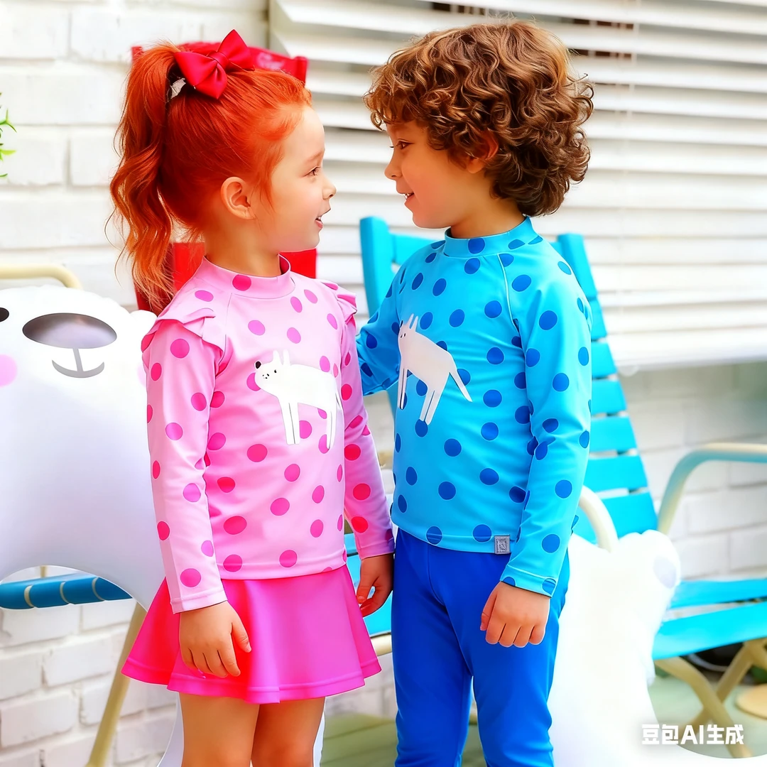 【姐弟款】bay·b品牌儿童泳衣防晒速干抗氯泳衣