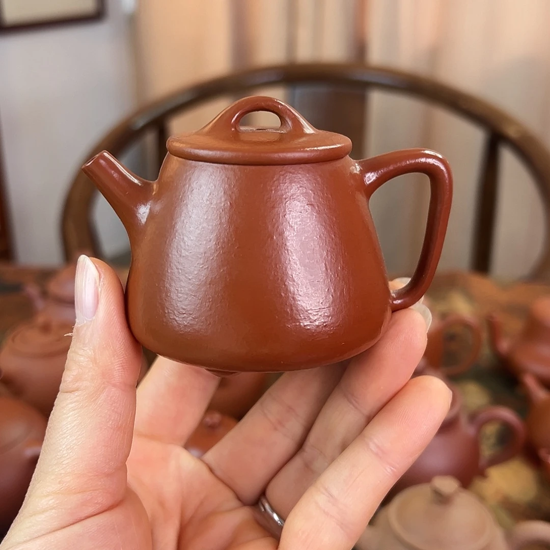 茶壶紫砂精品 高石瓢 朱泥 110cc