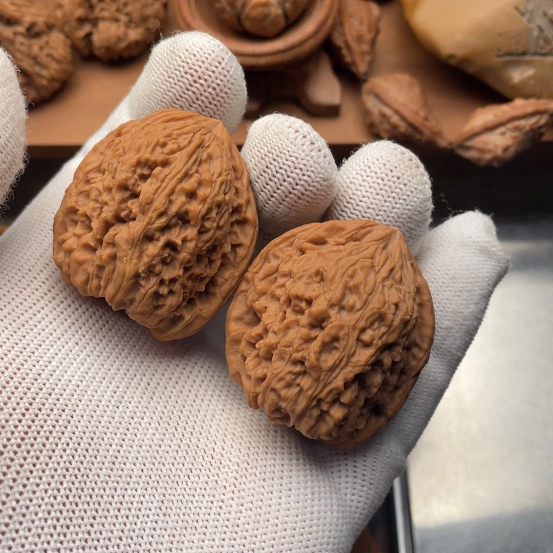 吊坠文玩核桃南将石36尺