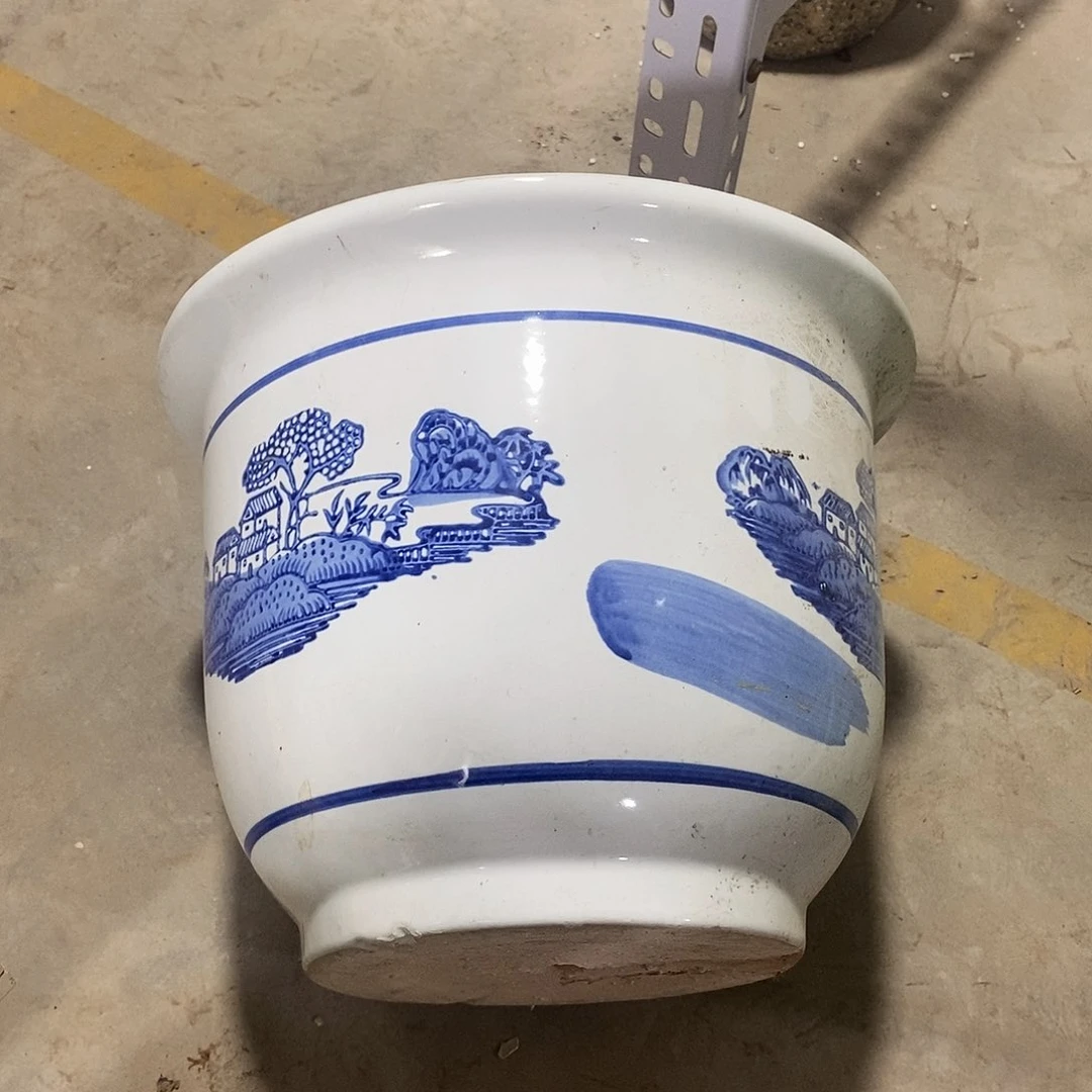 【闪购商品】陶瓷微瑕花盆-大大大兰彩-30×24-1个