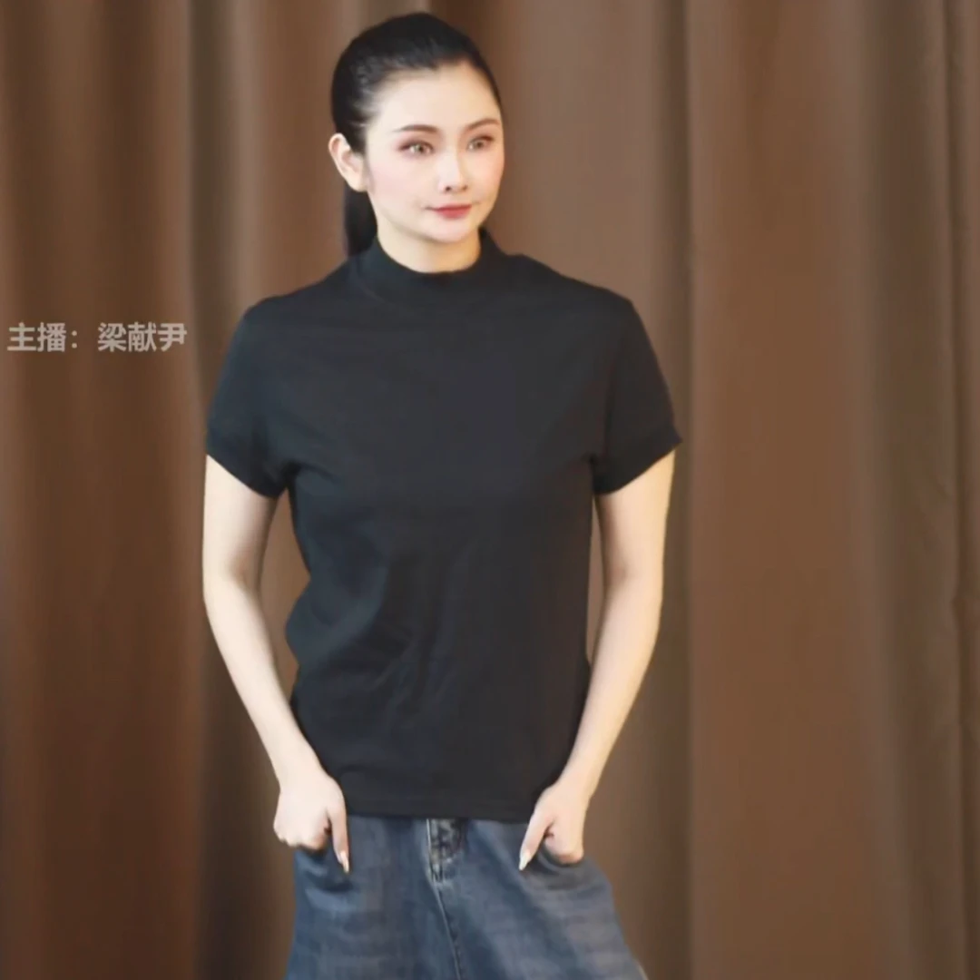 YSCORNERED/独眼虎丐尼T恤—黑色短袖—男女同款