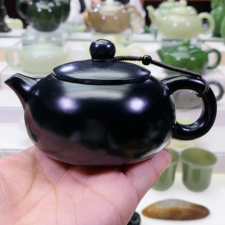 未镶嵌和田玉挂件茶壶180m l