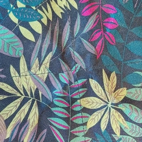 花色加黄色棉的靠背