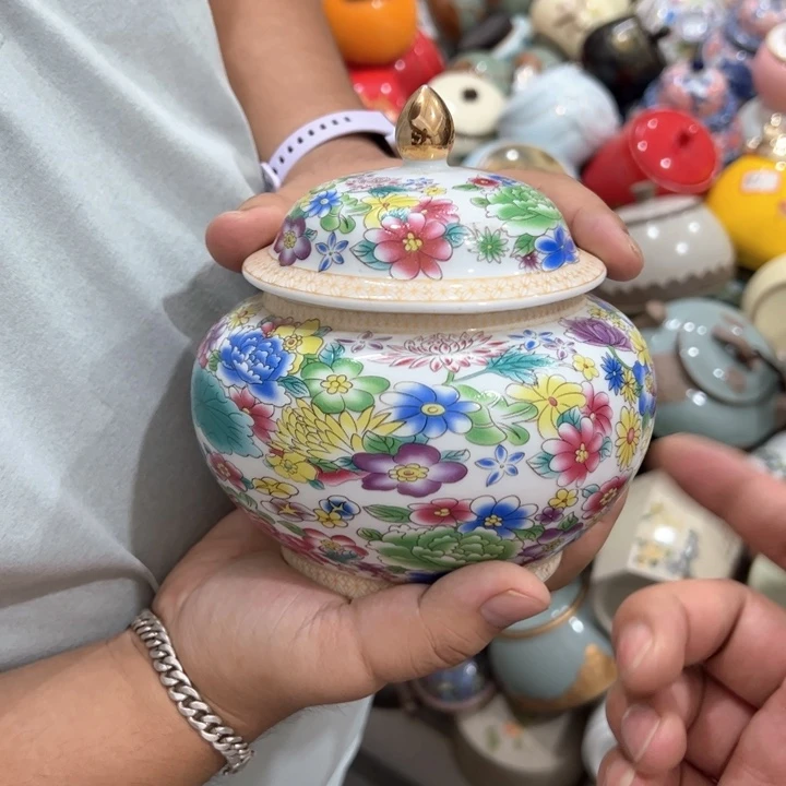 瑕疵福利品陶瓷茶叶罐