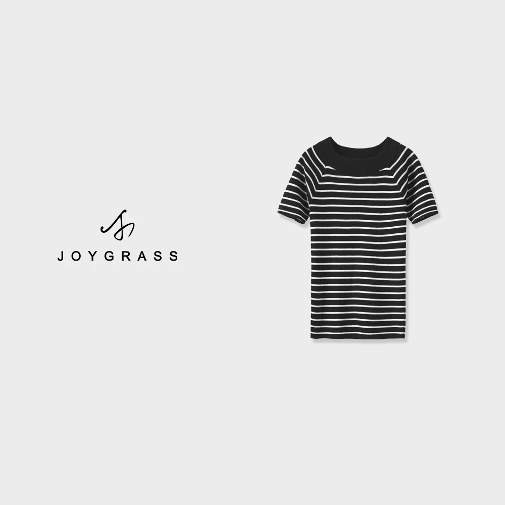 JOYGRSS【棱角絮语】 法式慵懒风针织衫 Z-05571