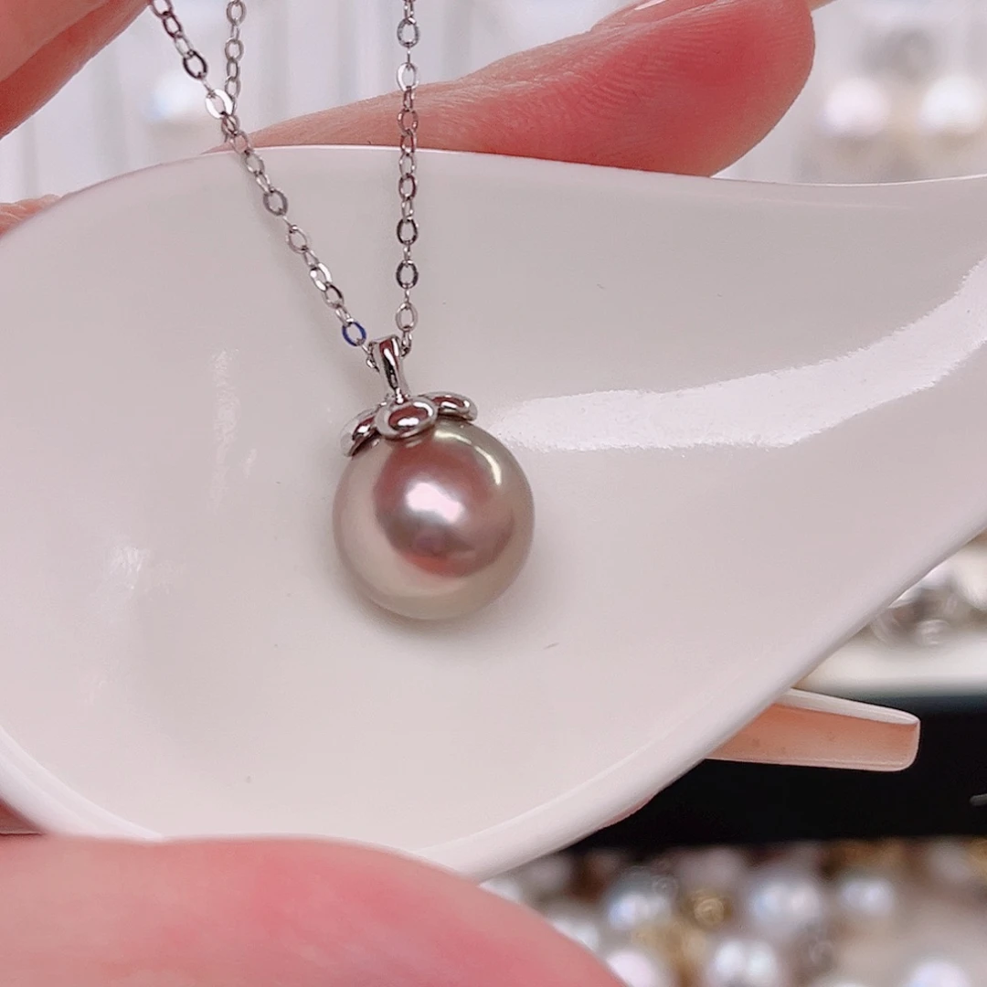 未镶嵌淡水珍珠吊坠(赠链)
