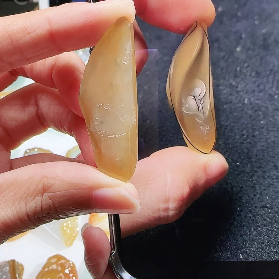 定制翡翠未镶嵌缅甸翡翠挂件