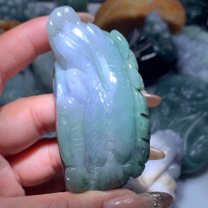 翡翠未镶嵌颈饰保真天然A货翡翠