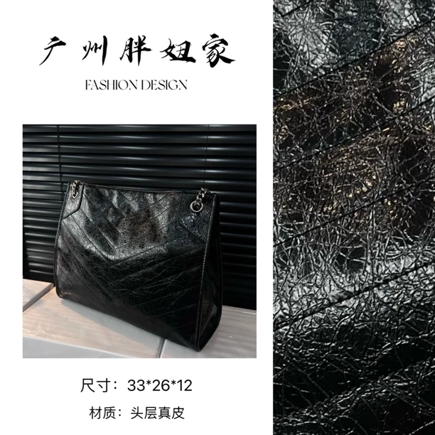 【广州胖妞家】经典单肩斜挎包包气质女神包真皮女包Y家托特