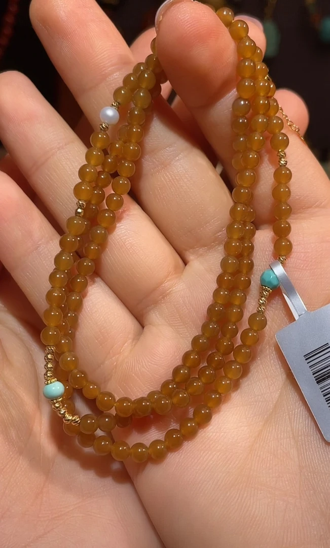 左边婷姐丨和田玉项链（C583）