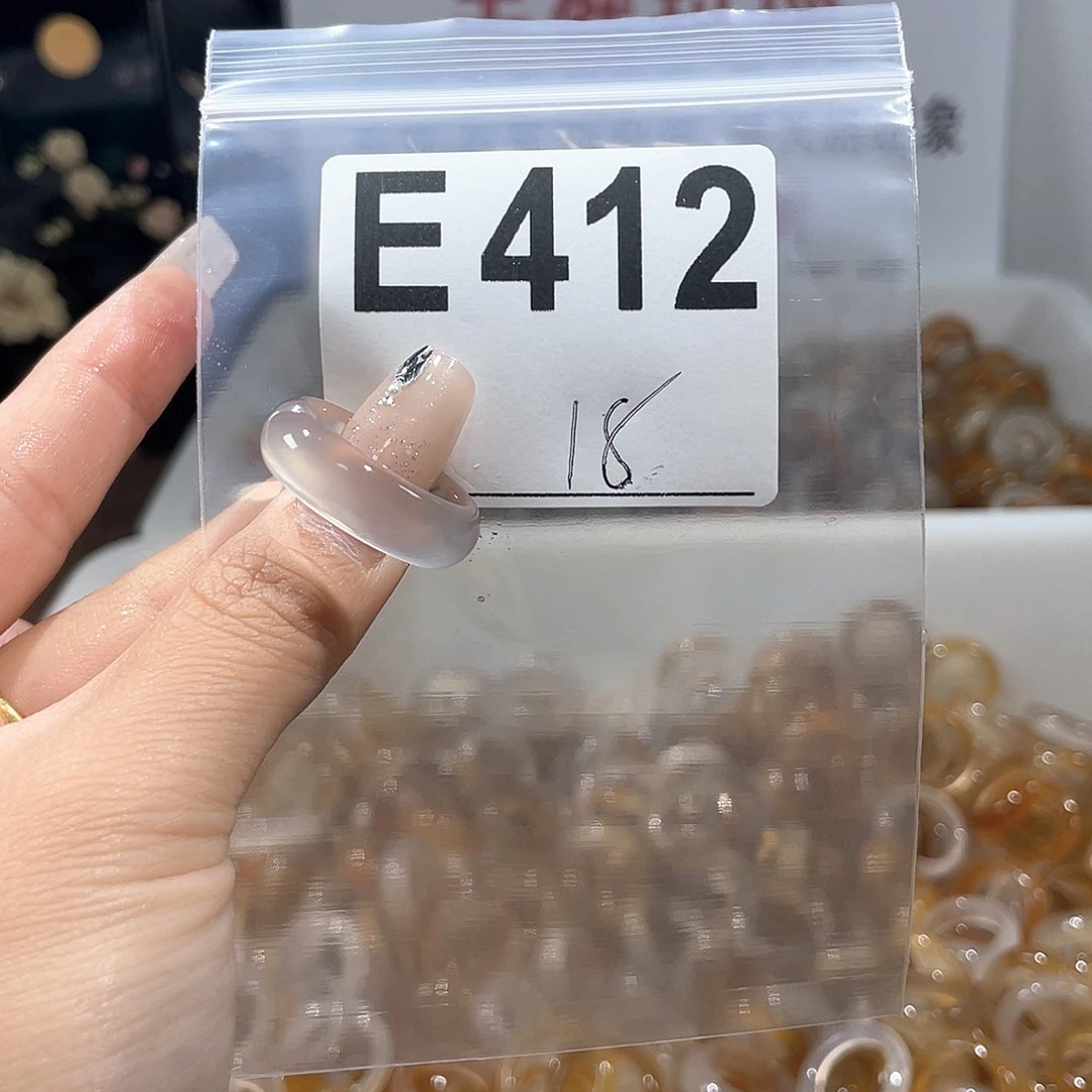 玛瑙/玉髓戒指合金412