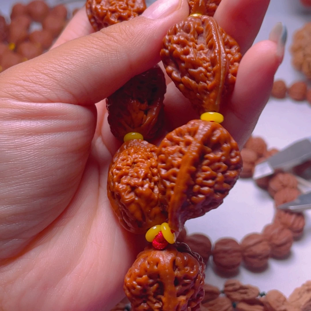 无***！手串文玩核桃绣花鞋