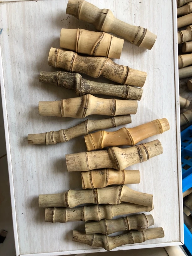 实心玉竹毛料一物一拍