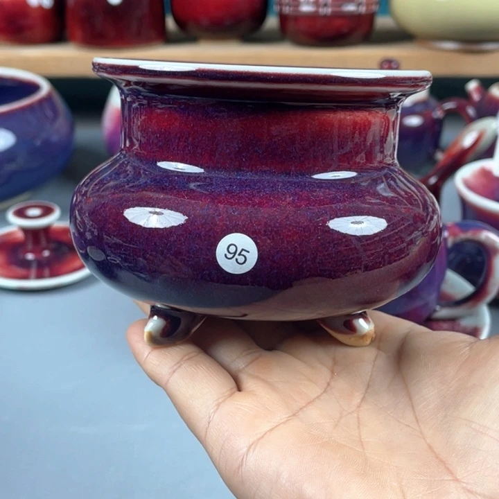 瓷片纯手工制作……