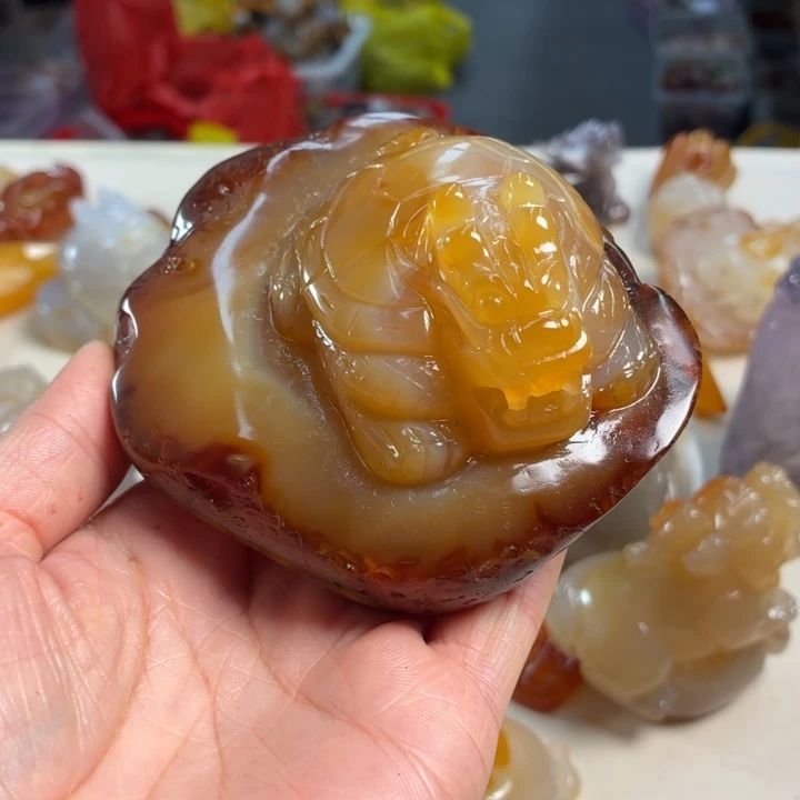 玛瑙/玉髓未镶嵌吊坠(不含链)