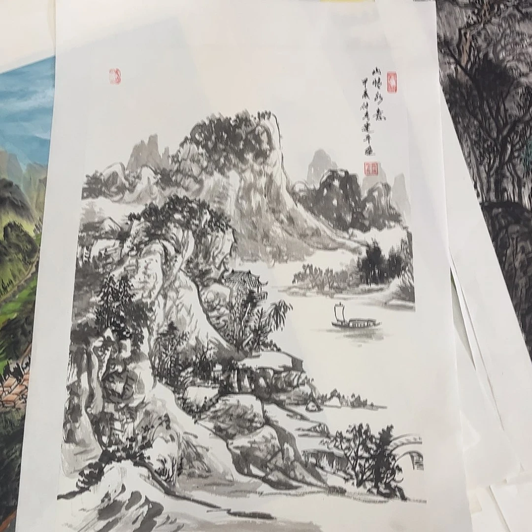 国画TD精品国画作品单幅任发