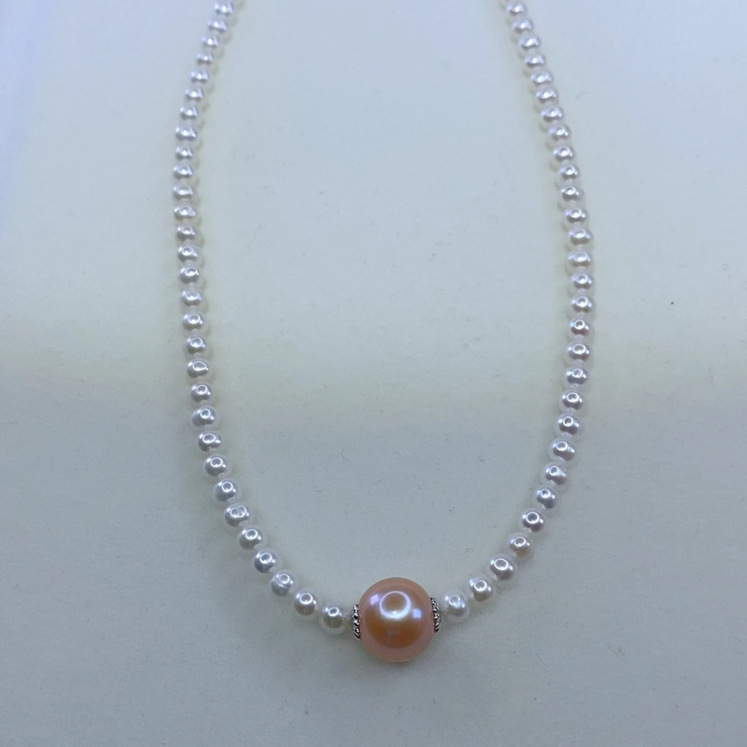 未镶嵌颈饰淡水珍珠