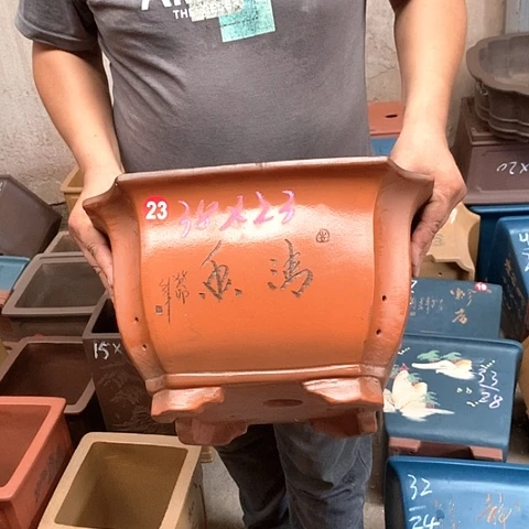 花盆紫砂手工艺品