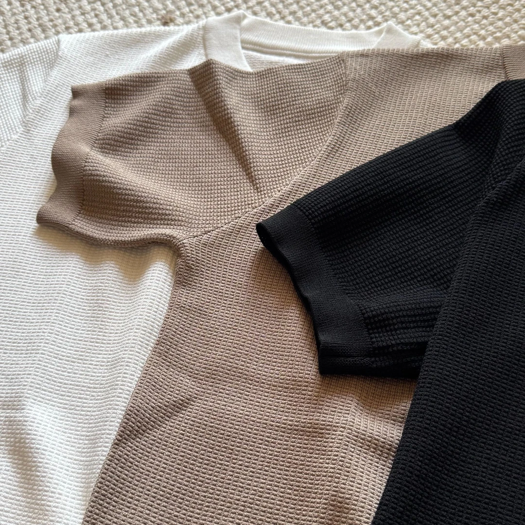 南油高品质经典圆领针织衫百搭经典款舒适透气夏天必备