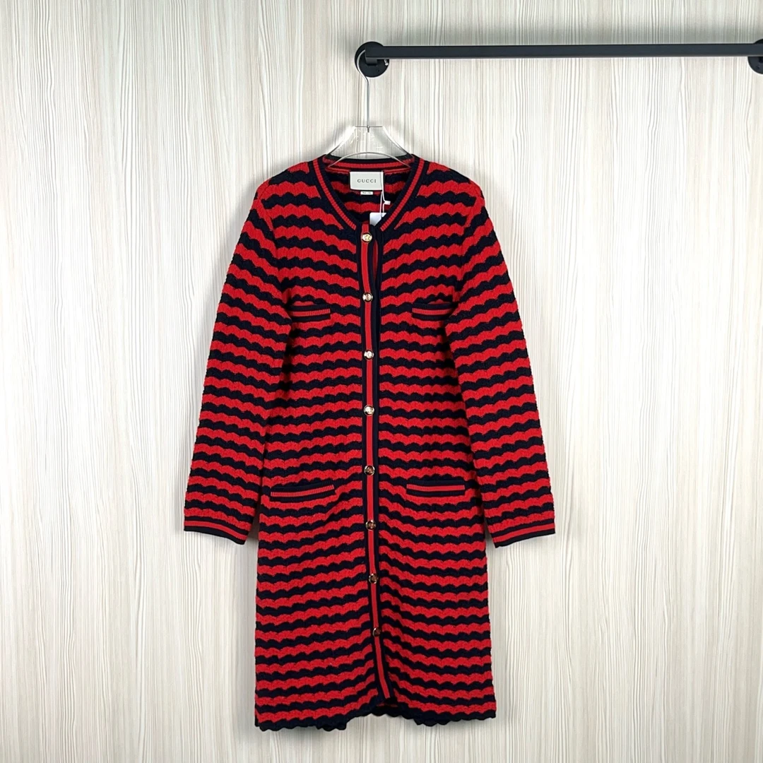 99新 GUCCI/古驰 安洁利严选长款开衫 尺码S成色看直播 GSL3191