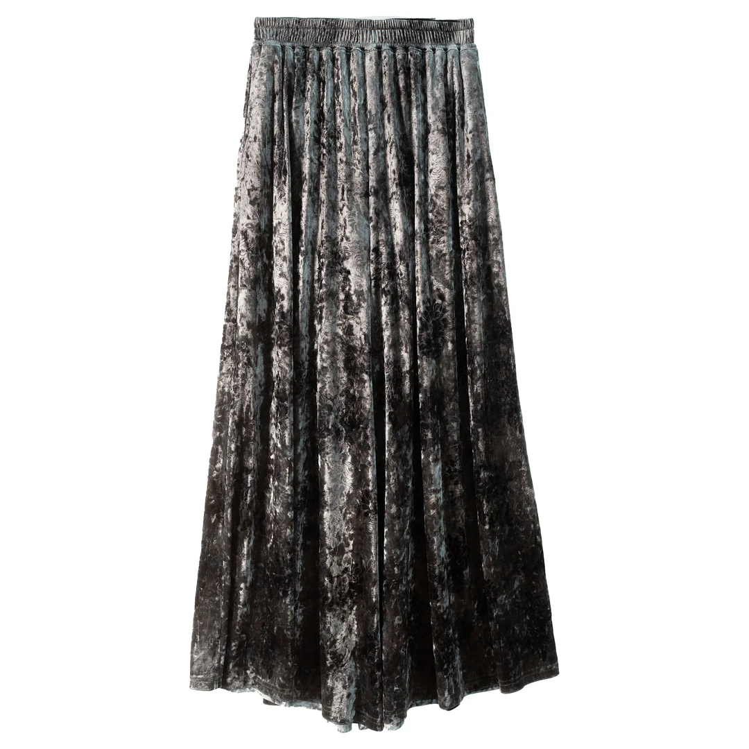 新品【‌夜阑浮纹】宽松版显瘦百搭中国风裙重工裤XD0816K