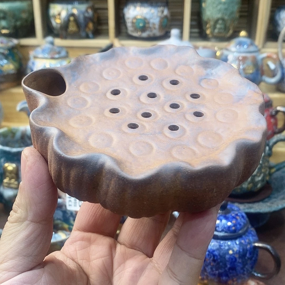 粗陶志野柴烧茶器