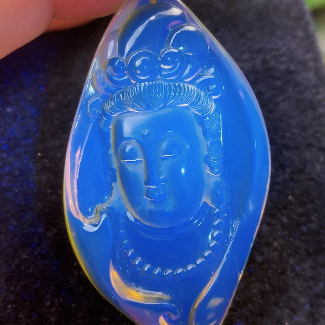 【闪购商品】蓝珀吊坠(不含链)未镶嵌