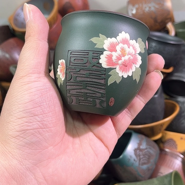 茶杯紫砂全手工紫砂主人杯
