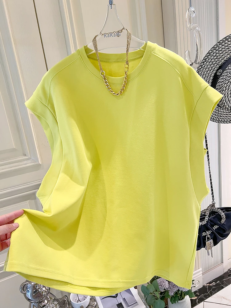 大码女装胖妹妹240斤设计感小众飞飞袖宽松短袖T恤女夏季宽松上衣