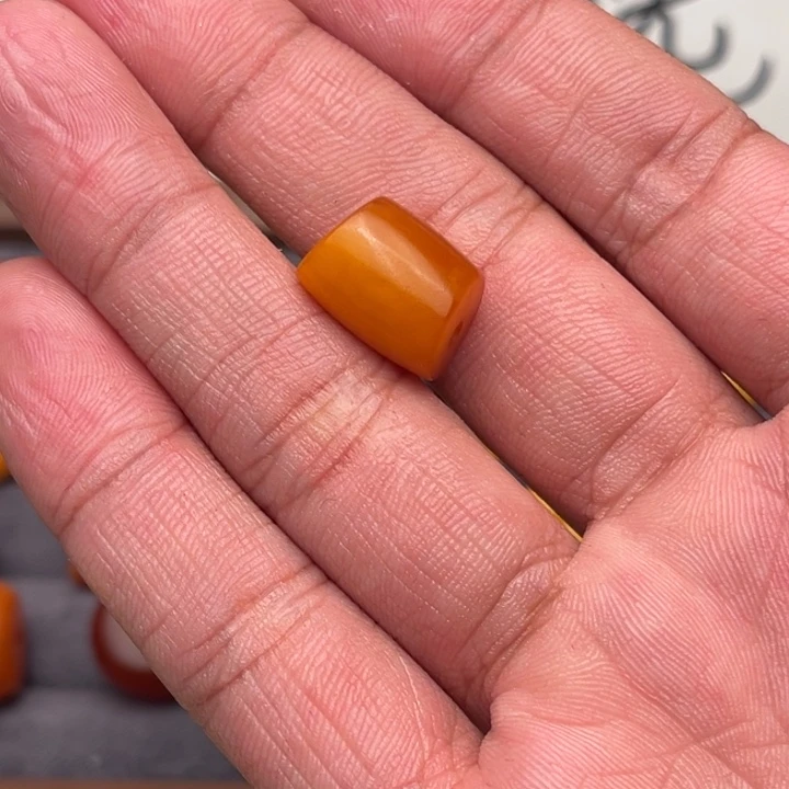✎***頭琥珀未镶嵌裸石蜜蜡马蹄