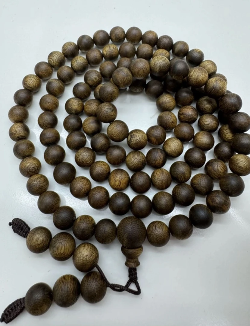 沉香奇楠沉香手串脖挂0.8规格108颗25克花蜜药香味