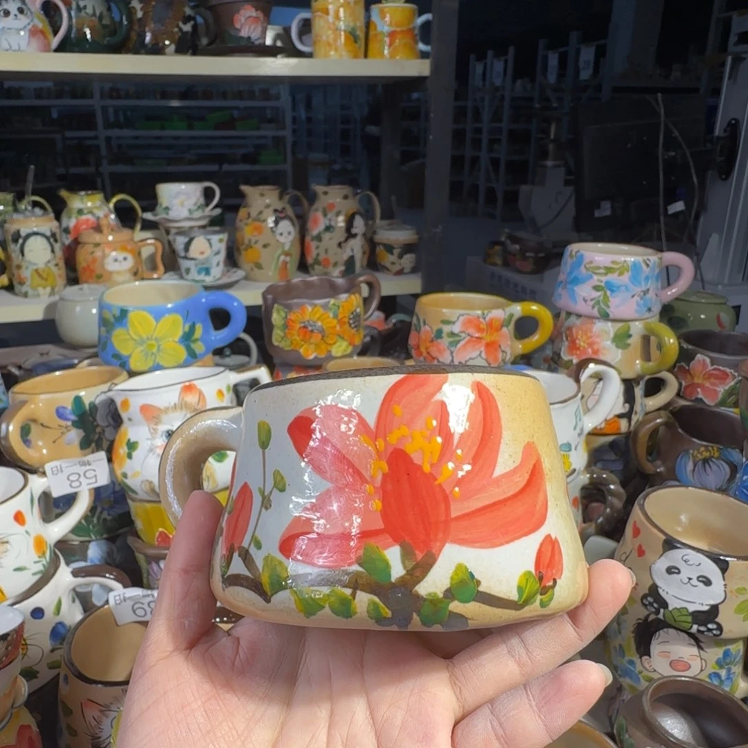 紫砂景德镇手工陶瓷釉下彩正品82