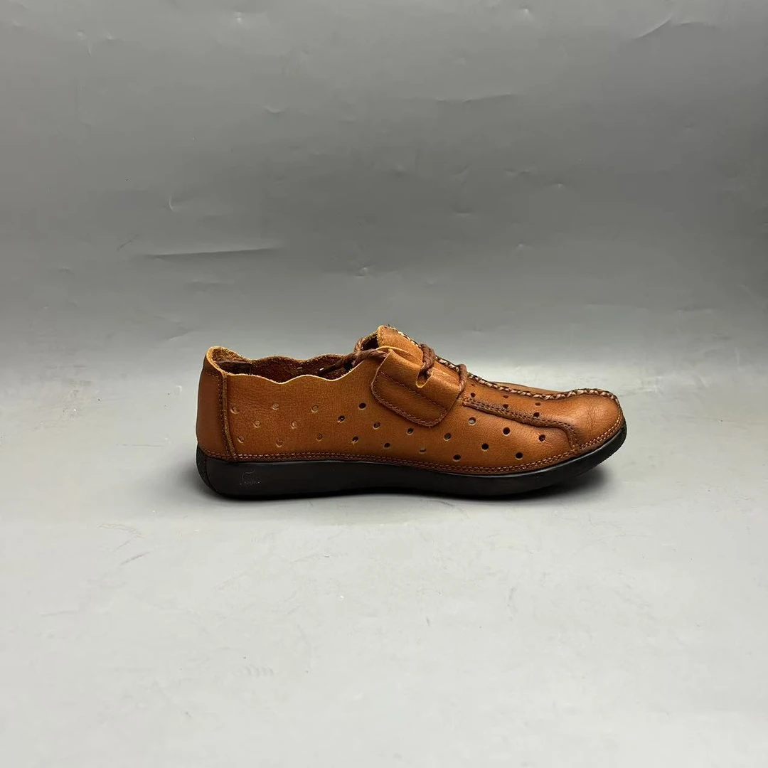 7-9(86011) 秋冬时尚百搭休闲透气牛皮男鞋