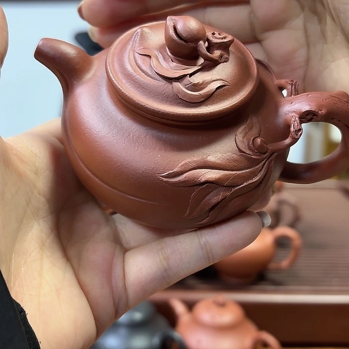 茶壶紫砂宜兴原矿红沉香