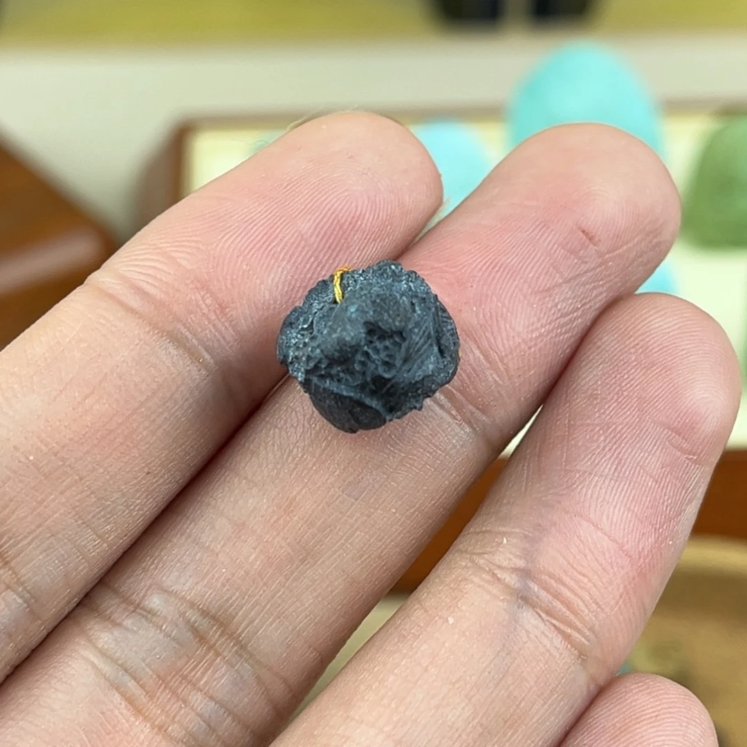 绿松石未镶嵌珠宝奇石雾霾蓝星球珠