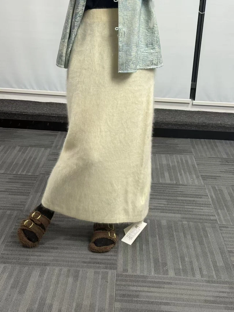 100%绵羊毛！超软糯手感新中式半裙