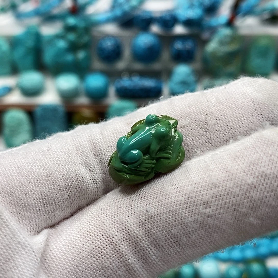 绿松石珠宝奇石未镶嵌