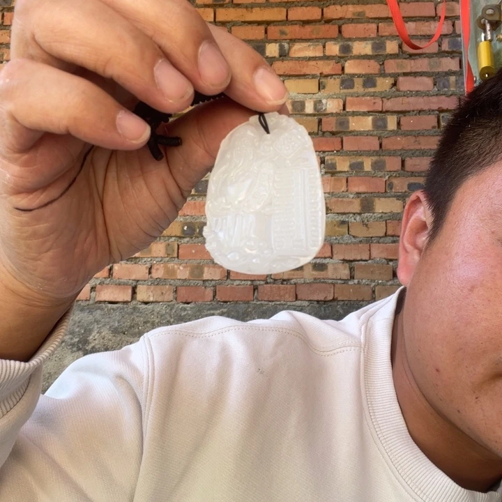 玉白雪公主财神吊坠012