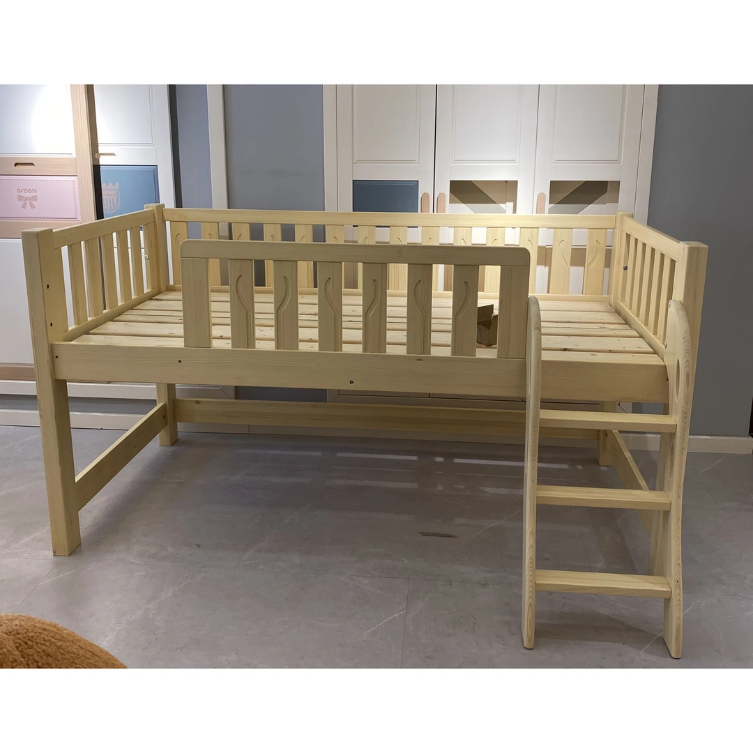 儿童芬兰松1米半高床  尺寸：2130*1450*1150mm