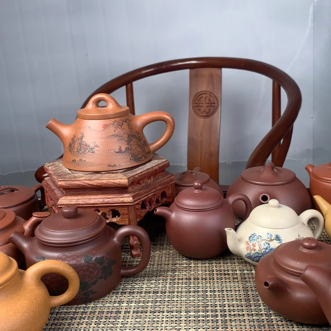 A***空紫砂茶壶宜兴紫砂壶茶壶原矿紫砂壶